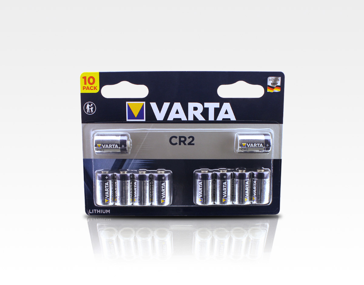 Professsional Lithium Batterie 3V, CR2 10er-Blister
