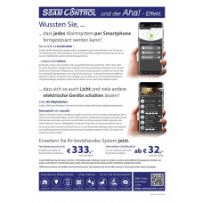 Wussten Sie schon...? SSAMControl Safe Smart Home Broschüre mit personalisierbarem Kontaktfeld