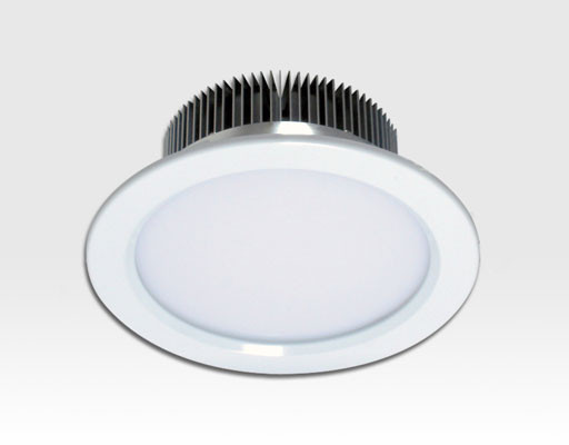 12W LED Einbau Downlight weiß rund dimmbar Warm Weiss / 2700-3200k 1200lm 230VAC IP43 120Grad