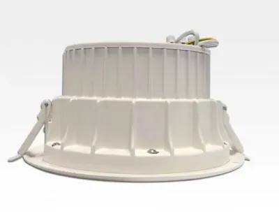 20W LED Einbau Downlight weiß rund Warm Weiß / 2700-3200K 1200lm 230VAC IP44 120Grad -Ausstellungsstück mit kleinen Schönheitsfehlern — Bild 2