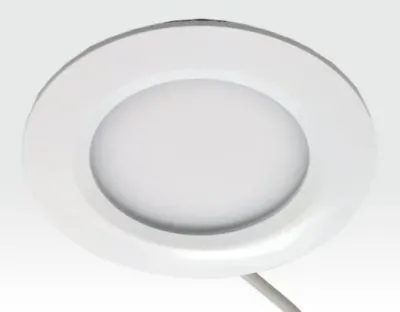 6W LED Paneel weiss rund Neutral Weiss dimmbar 400lm 120Grad / 4000-4500K D110mm 230VAC -Ausstellungsstück mit kleinen Schönheitsfehlern